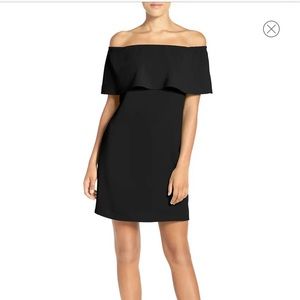 Charles Henry Off the Shoulder Dress